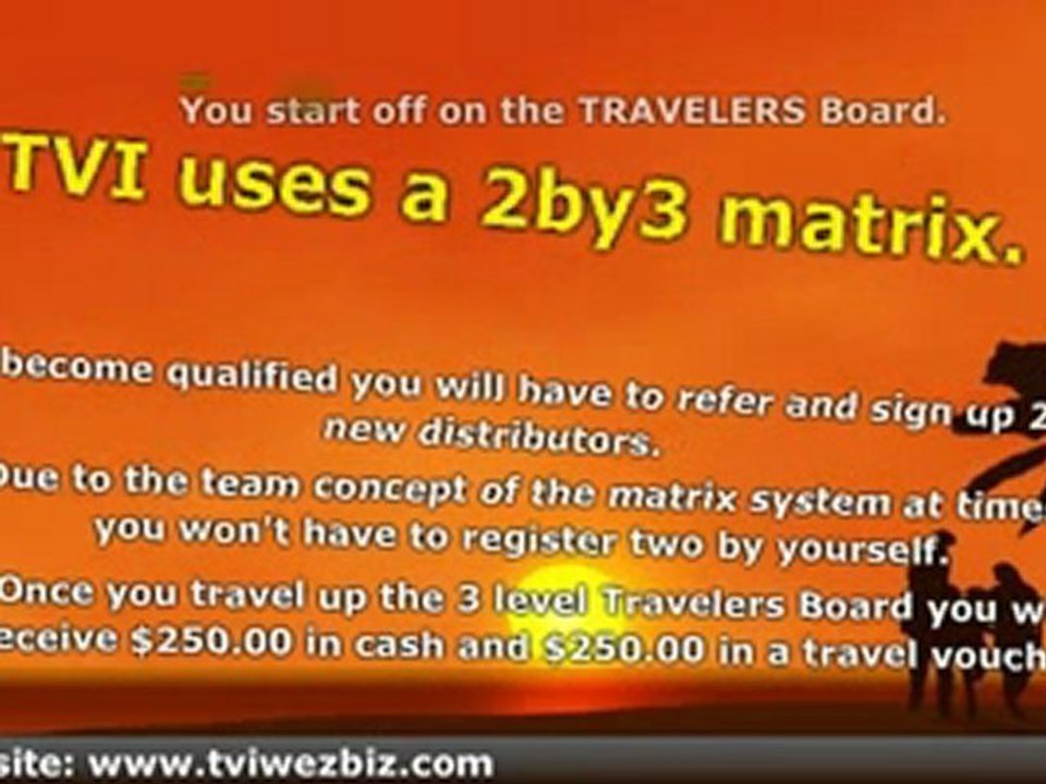 TVI Review - TVI Combining Travel and Network Marketing