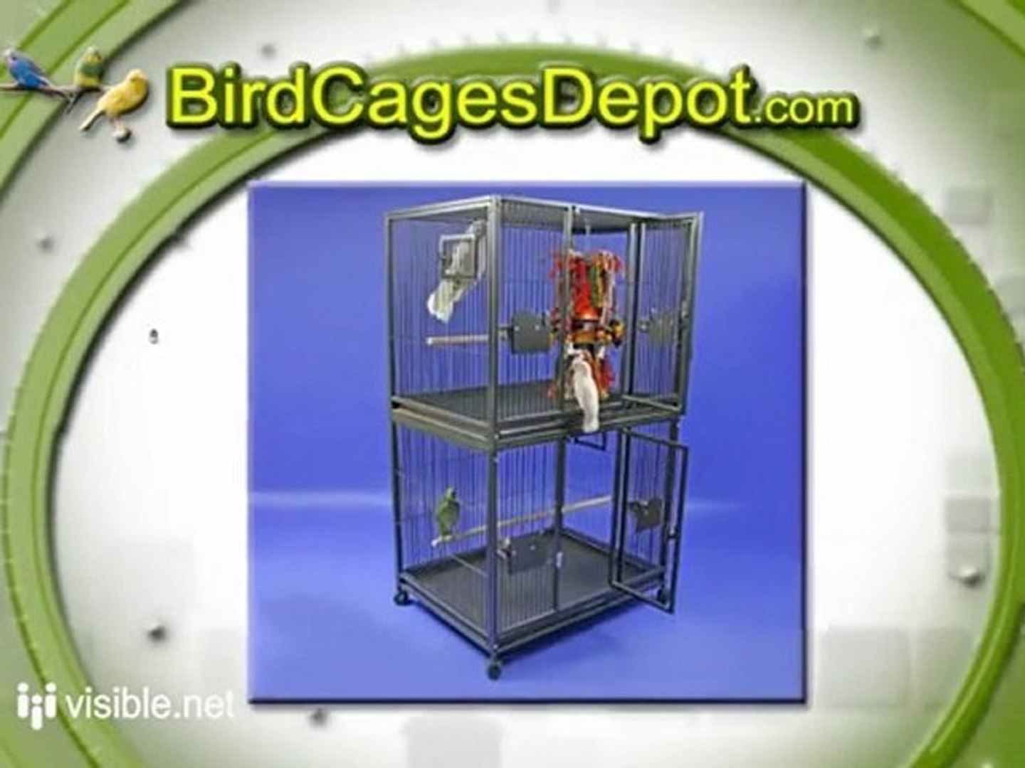 ⁣Bird Cages Depot - Victorian Metal Aviary Flight Cage