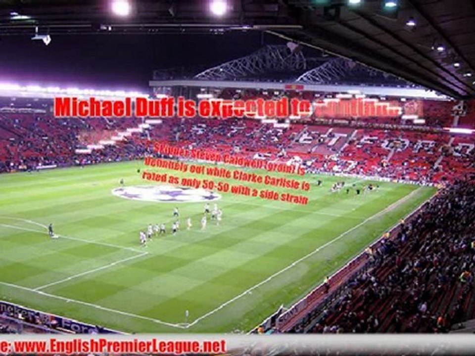 Manchester United vs Burnley English Premier League 16/1/201