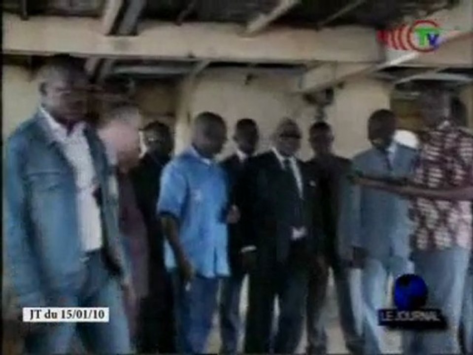 Avancement des travaux du bateau ville de Brazzaville