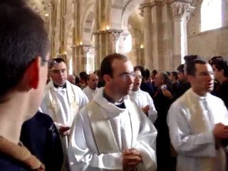 Procession de sortie Vézelay 2005