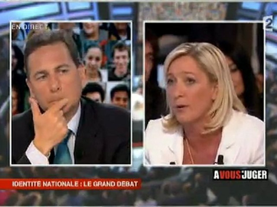 Débat Identité Nationale : Marine Le Pen vs Eric Besson