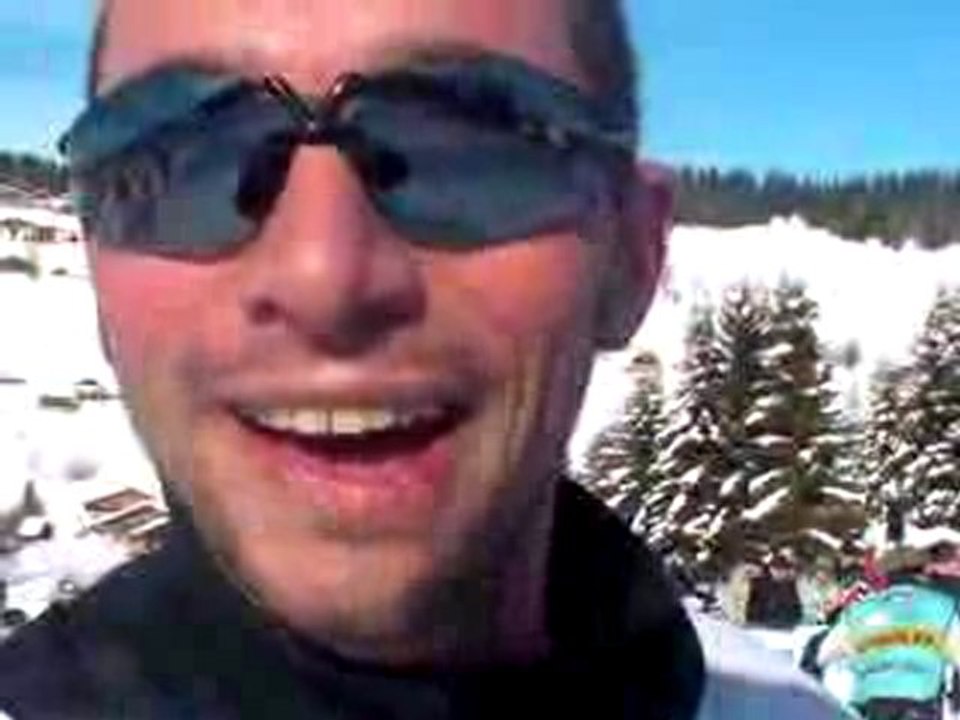 Benoît Gérard enjoyed his run under the Mont-Blanc