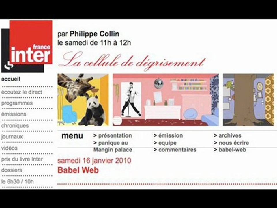 france Inter - 16/01/10