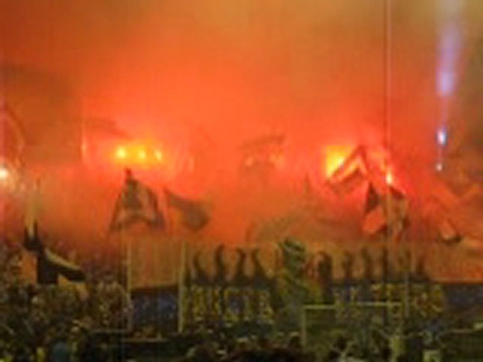 Doping kibiców Lecha podczas Remes Cup