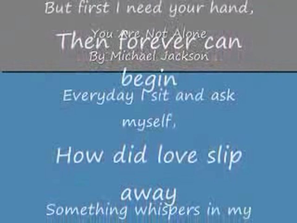 you are not alone!