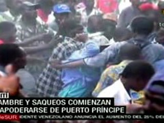 Disturbios en calles de Puerto Príncipe