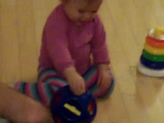 Sasha plays with Nadav