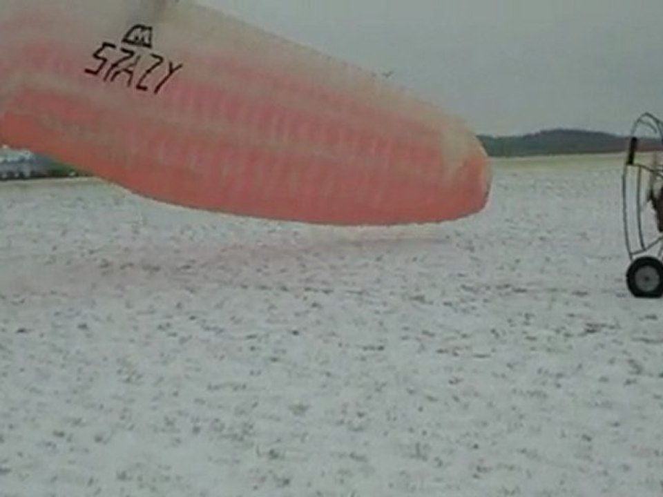 vol paramoteur chariot fait maison