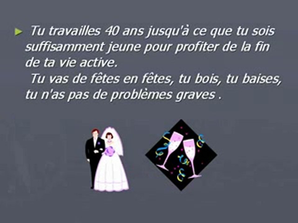 On devrait vivre la vie à l'envers