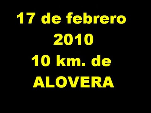 17/01/2010 10 KM.DE ALOVERA (CLUB MARATON GUADALAJARA)