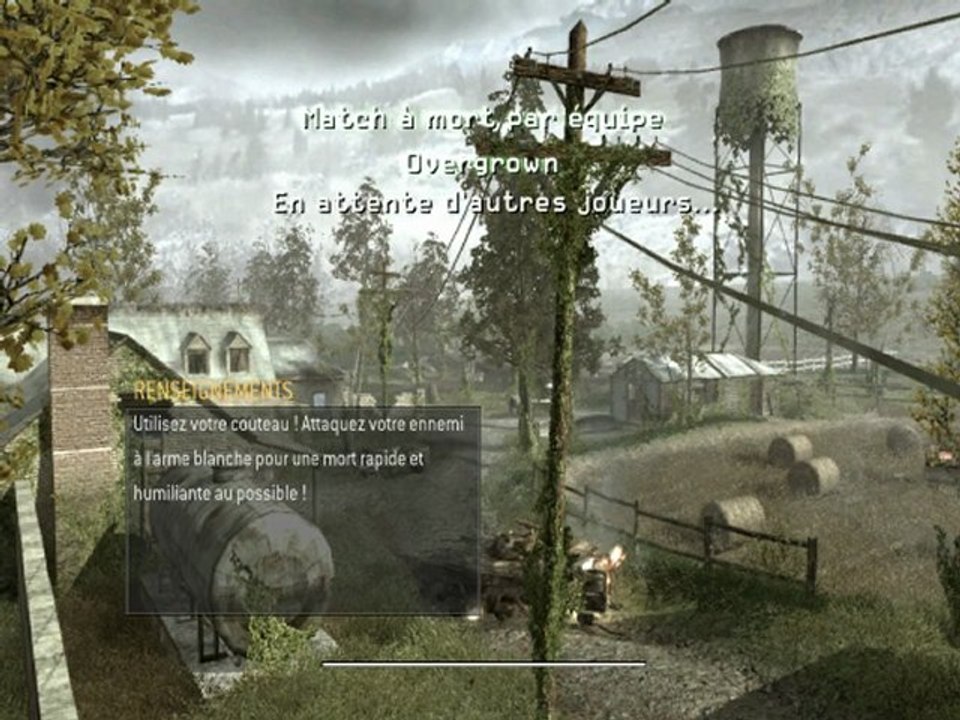 Vidéo test du réseau de call of duty 4 !