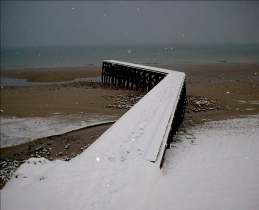 Grandcamp Maisy Sous la Neige Janvier 2010