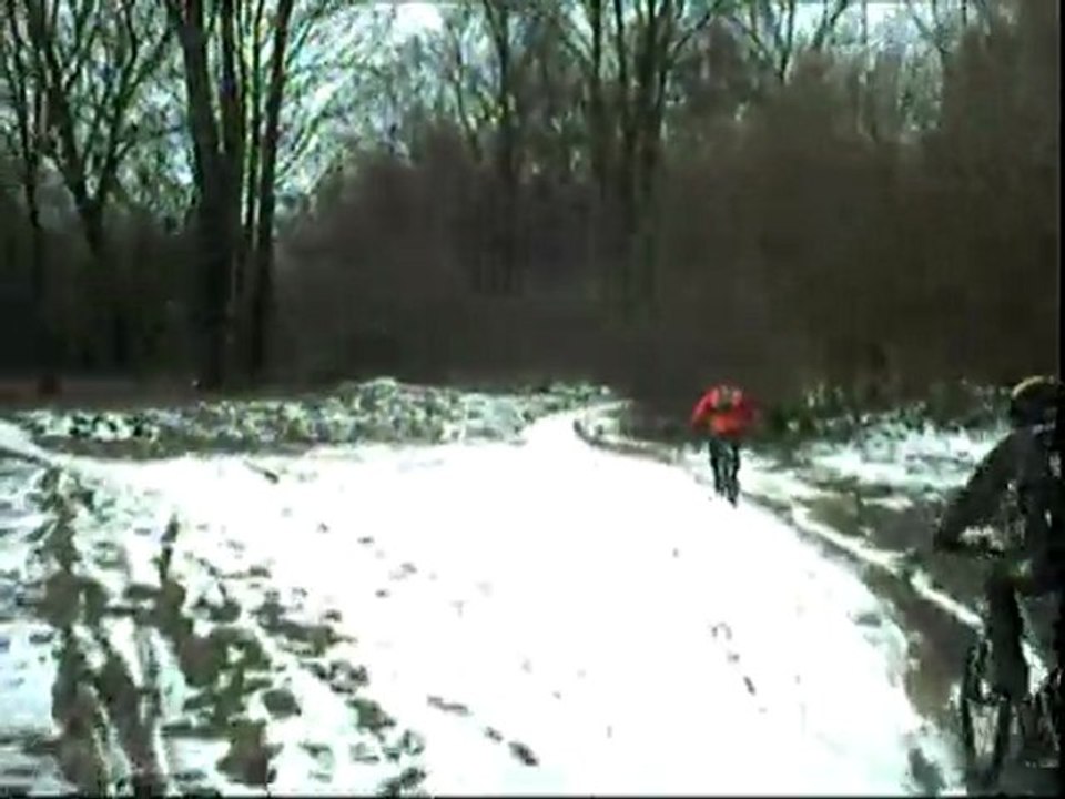 sortie autour de lyon avec les cramponnes du guidon