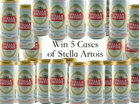 Win 5 cases of Stella Artois Beer!