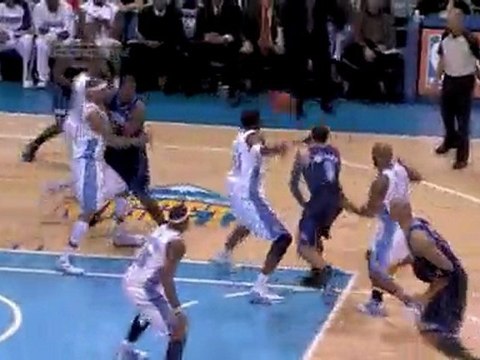 J.R. Smith picks off Deron Williams' pass and takes to the o