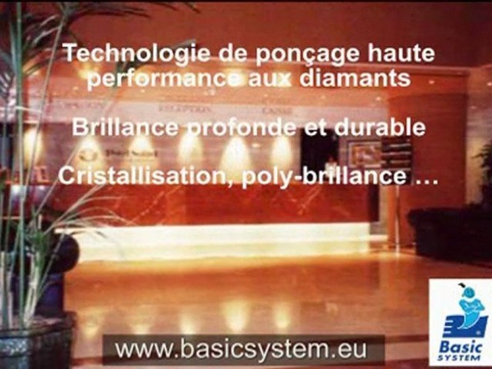 Ponçage Rénovation Cristallisation Marbre - Basic System