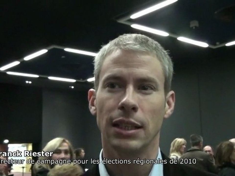 Voeux 2010 : itw de Franck Riester