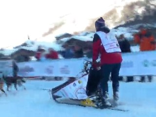 Per Olav Gausereide à l'arrivée de la 8e étape