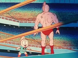 生命エネルギーを一瞬で吸い尽くされるキン肉マン