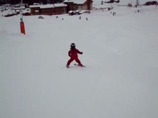 LORANE 1ERE DESCENTE PISTE VERTE