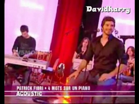 Patrick Fiori Quatre mots sur un piano ( acoustique )