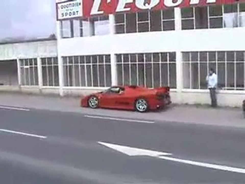 ferrari f40 et f50 street run
