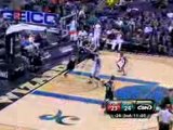 Mike Miller throws the quick pass to Andray Blatche who fini
