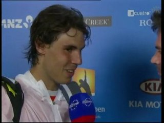 Rafa Nadal: "La primera ronda siempre cuesta  "