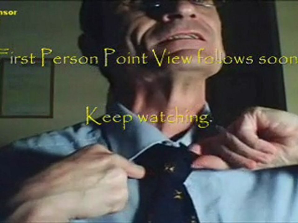 How to Tie a Windsor Knot. First Person Point View
