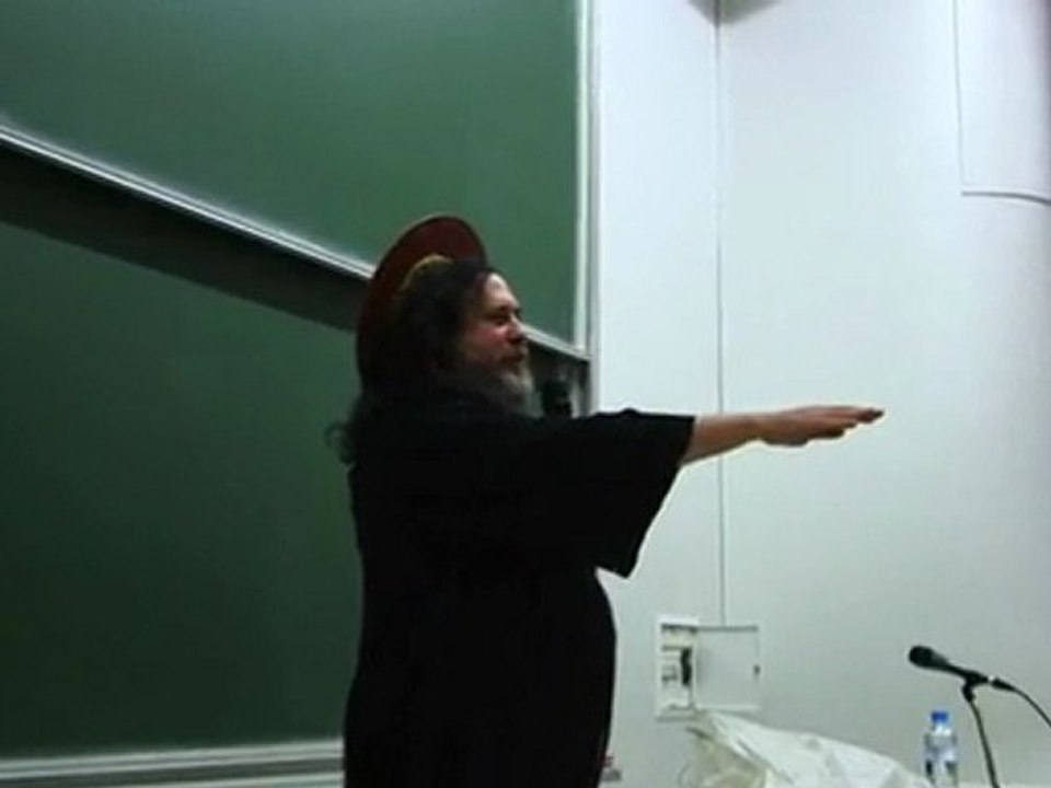 Richard Stallman : "Je bénis ton ordinateur ma fille"