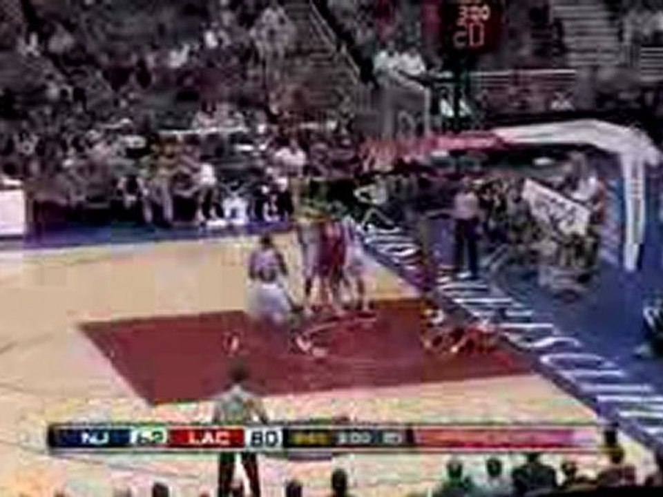 Baron Davis gets the steal and Rasual Butler gets the slam o