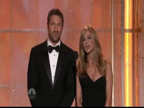 Jennifer Aniston & Gerard Butler - Gonden Globes 2010