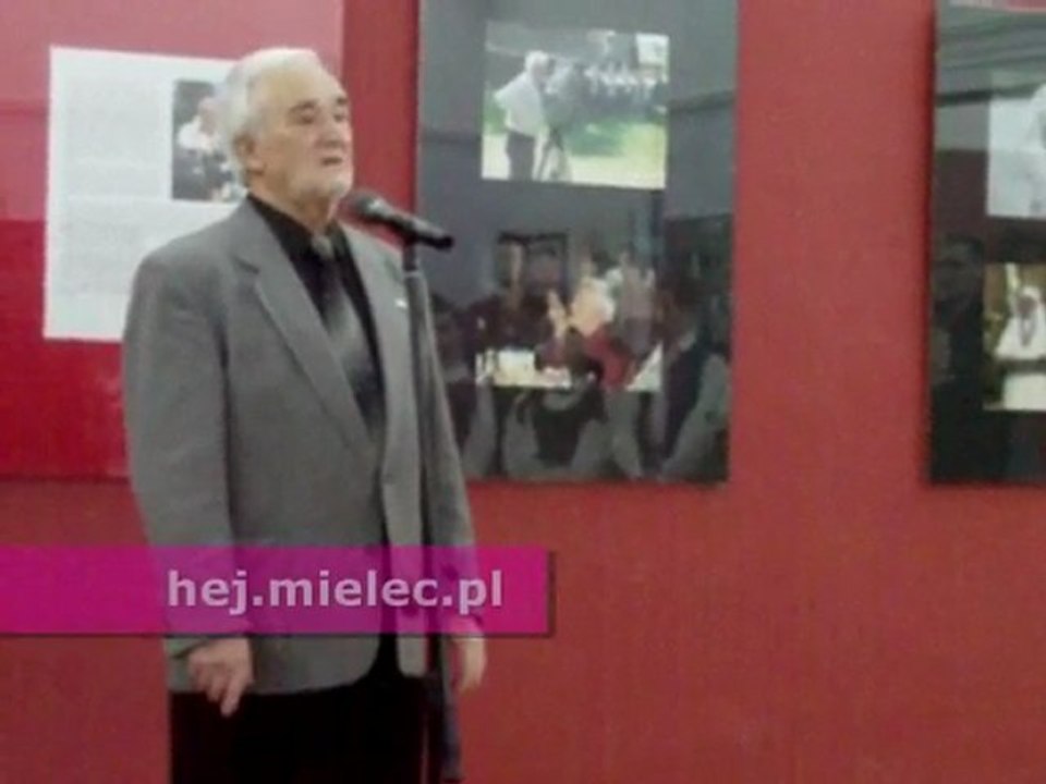 Jerzy Dynia. Wystawa Twarze Folkloru w Mielcu.
