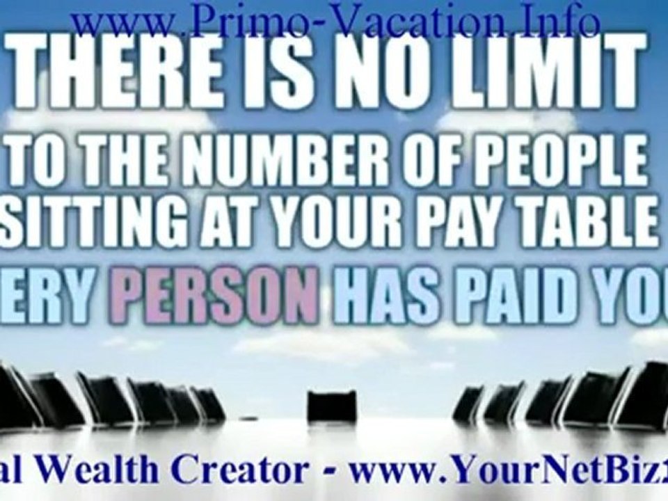 Primo Vacations - Compensation Plan