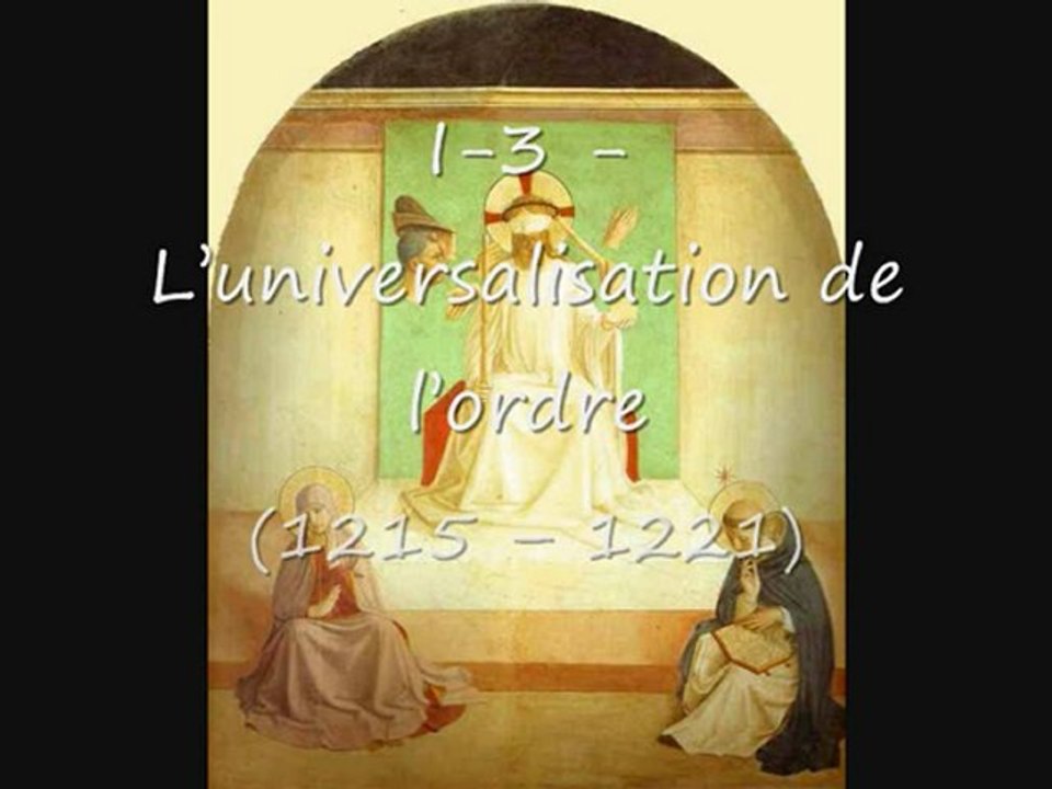 Chap. II - La vie et l'œuvre de Dominique (env. 1170 - 1221)
