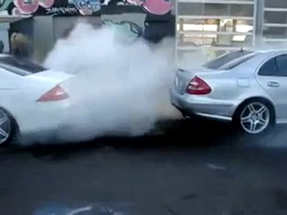 Mercedes AMG Vs Brabus burn