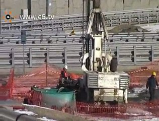 Manifestazione No Tav a Susa, in azione la trivella