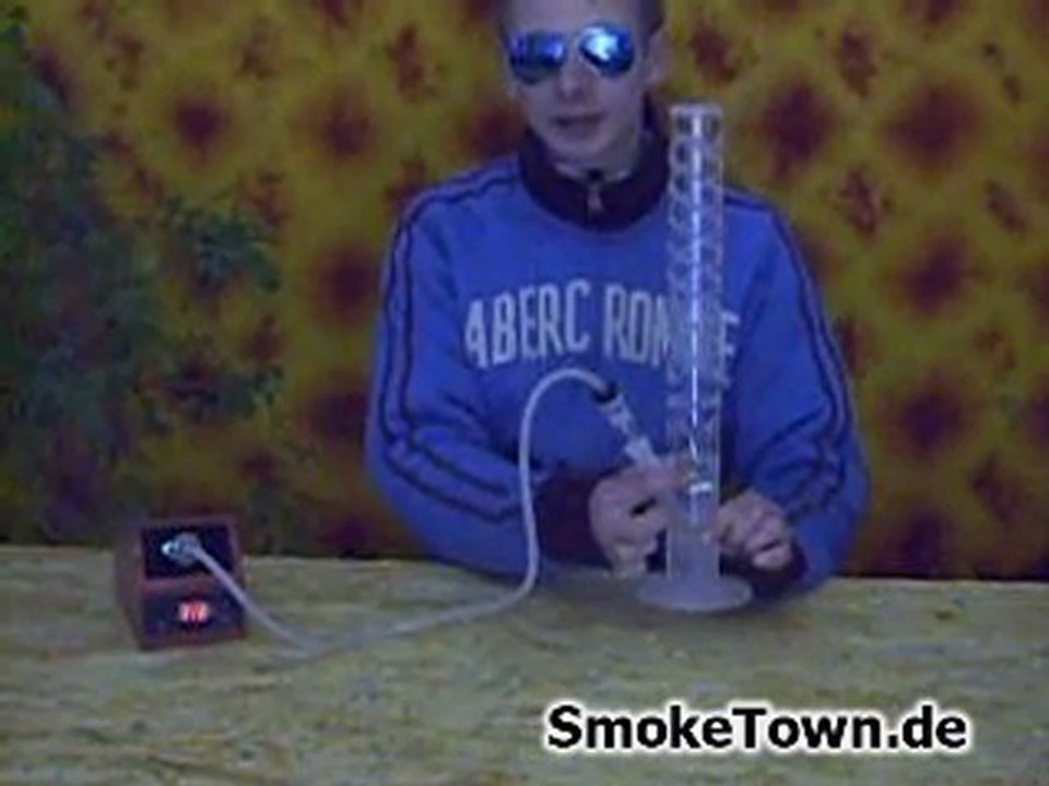 vaporizer mit wasser bong kuehlung waterpipe smoketown.de