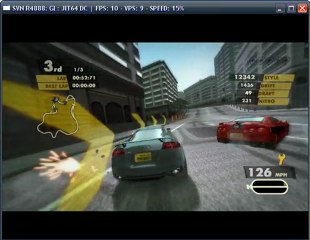 NFS NITRO @ Dolphin emu r4888 x64