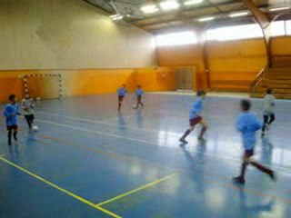 entrainement section football collège curie 2009-2010 janv