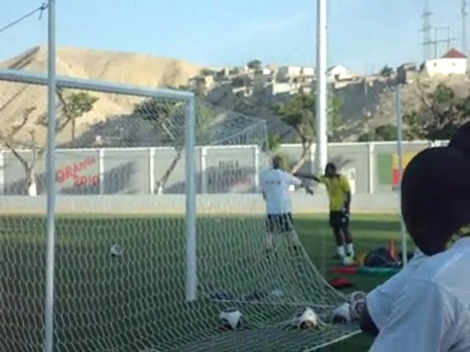 Entrainement des écureuils du Mardi 19 - 01 - 2010 en Angola