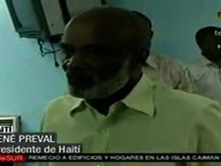 Gobierno haitiano ayuda a víctimas: Preval