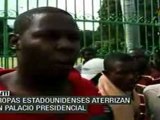 Tropas de EEUU se despliegan en palacio presidencial