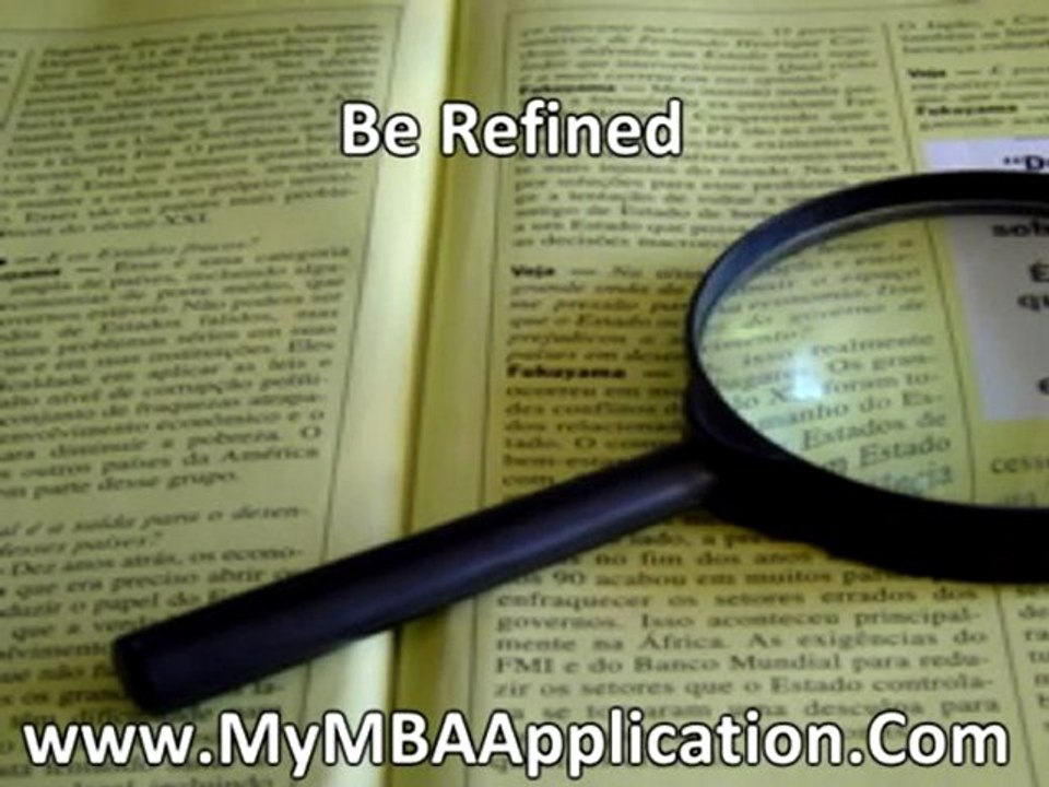 How to Write Good MBA Essays