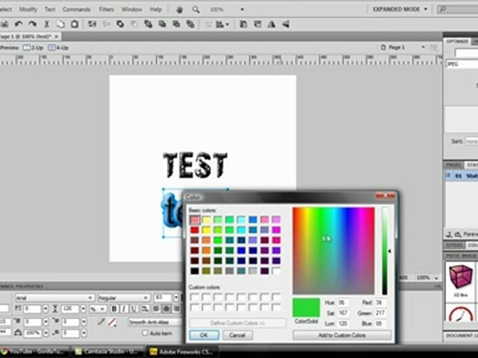 Fireworks CS4 Tutoiral For Beginners (HD)