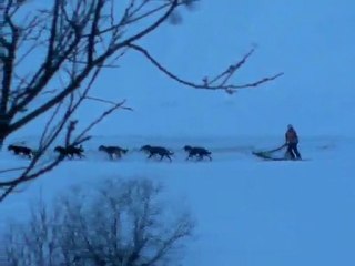 Emil Inauen entre Bonneval et Bessans
