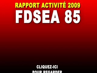 Rapport d'activité FDSEA85 2009