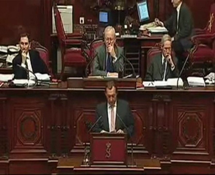 MINISTRE MICHEL DAERDEN IVRE MORT AU SENAT