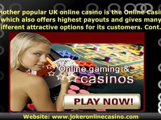 UK Online Casinos